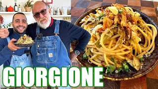 PASTA E CARCIOFI CON GIORGIONE 🍝 [upl. by Nortal]