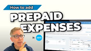 Prepaid expenses in Xero [upl. by Decca685]