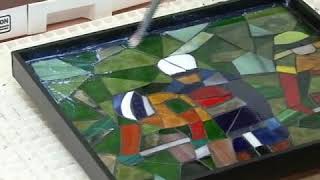 How to Seal Grout in Glass Mosaics [upl. by Eluj]