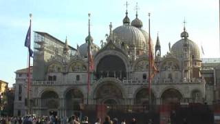 VENEZIA PIAZZA SAN MARCO BASILICA di SAN MARCO CAMPANILE di SAN MARCO [upl. by Bywaters]