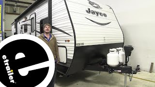 Lippert Electric Travel Trailer Leveling System Installation  2018 Jayco Jay Flight SLX Travel Trai [upl. by Ecurb448]