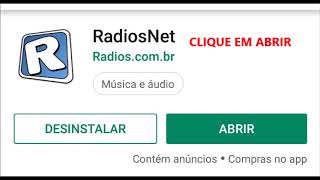 COMO INSTALAR O APP RadiosNet E BUSCAR POR SUA RÁDIO PREFERIDA [upl. by Stoddart136]