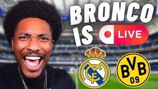 REAL MADRID VS BORUSSIA DORTMUND CHAMPIONS LEAGUE WATCH ALONG REACTION [upl. by Ranie977]