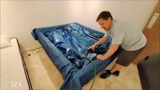 Filling a waterbed 32x speed [upl. by Oralee281]