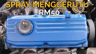 DIY SPRAY MENGGERUTU Valve Cover Nampak Auto Handsome [upl. by Jaclyn]