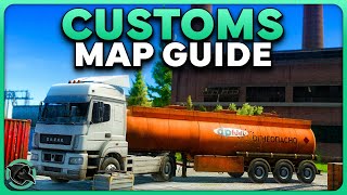 ULTIMATE CUSTOMS BEGINNER MAP GUIDE  Escape from Tarkov [upl. by Ronoh]