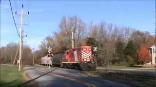 Southern RR of NJ 100 GP9 heads south on the Salem Branch [upl. by Yliak]