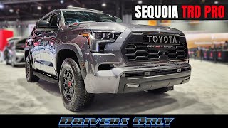 2023 Toyota Sequoia TRD PRO  Bold Powerful and Massive [upl. by Howie259]