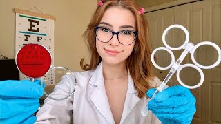 ASMR Eye Exam Lens 1 or 2 Test👓 Light Triggers for Sleep Realistic Medical Roleplay [upl. by Seagraves121]