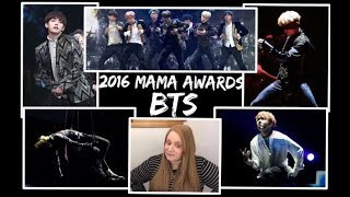 Reacting to BTS 방탄소년단  2016 Mama Performance [upl. by Sylas582]