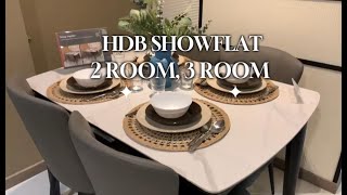 Visit to Singapore HDB Showflat Part 1 l 2 Room Flexi 3 Room HDB [upl. by Elish]