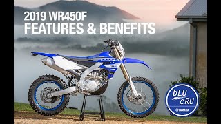 2019 Yamaha WR450F  Features and Benefits [upl. by Fillbert]