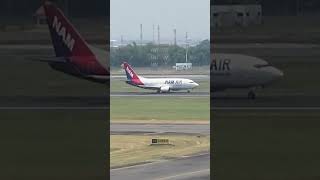 737500 takeoff at Juanda Airport [upl. by Harwilll]