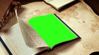 Opening Book Green Screen Video No Copyright  Free video NP Creative trending [upl. by Lynad708]