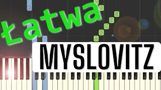 🎹 Długość dźwięku samotności Myslovitz  Piano Tutorial łatwa wersja 🎹 [upl. by Eiralih]