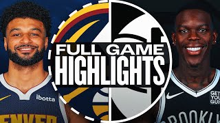 NUGGETS at NETS  FULL GAME HIGHLIGHTS  October 29 2024 [upl. by Wenonah]