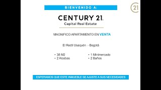 CENTURY 21  Capital Real Estate  Apartamento en venta El Redil Bogotá [upl. by Koziel]