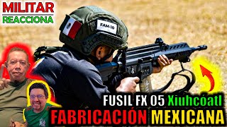 MILITAR COLOMBIANO reacciona al FUSIL FX 05 Xiuhcóatl MEXICANO [upl. by Otsuj]