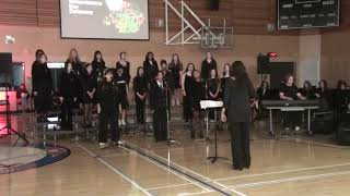 Salish Secondary Choir Surrey BC Remembrance Day  performing Fix You Nov 07 2024 [upl. by Map928]