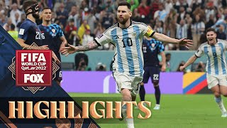 Argentina vs Croatia Highlights  2022 FIFA World Cup  Semifinals [upl. by Illak]