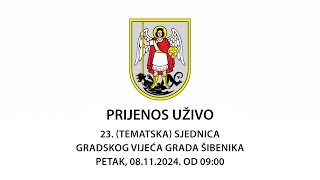 23 tematska sjednica Gradskog vijeća Grada Šibenika [upl. by Wickman]