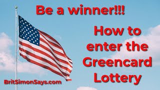 DV Lottery  How to enter and WIN the Greencard lottery Completing your entry form [upl. by Bouton]