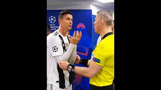 Players vs Referees  Ronaldo 🥶 [upl. by Shiff65]