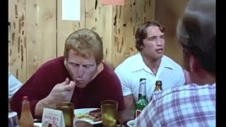 Pumping Iron cut footage bodybuilders eat lunch 1975 [upl. by Gaskins264]