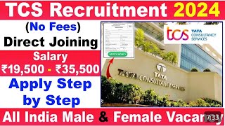 TCS consultancy new vacancy 2024  BE Btech new vacancy 2024  SarkariJobAlert1  Trending Job [upl. by Asiek]