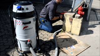 Dust extractor for DUSTLESS work with powertools  Delfin Industrial Vacuums [upl. by Walters]