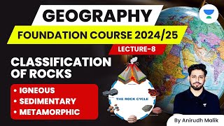 Classification of Rocks  Igneous Sedimentary and Metamorphic Rocks  Geography  Anirudh Malik [upl. by Paige]