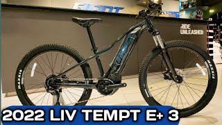 2022 LIV TEMPT E 3 ELECTRIC BIKE [upl. by Talmud859]