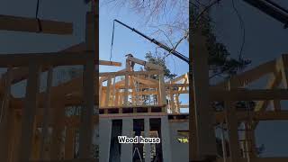 Woodhouse wood woodworking houseplants construction woodworkers woodcraft workers wooden [upl. by Attenoj]