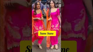 Shehnaaz Gill and Jannat Same dress 👗shortsbeta trending viral shortvideos ytshorts shorts [upl. by Samara]