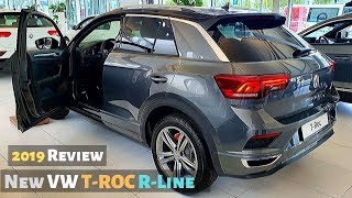 New VW TROC RLine 2019 Review Interior Exterior [upl. by Nnaul]