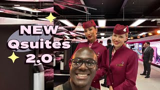 Inside Qatar Airways NEW Qsuite Next Gen Business Class [upl. by Eicnan]