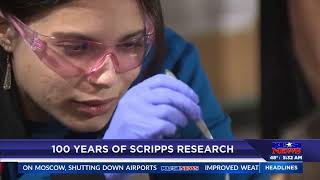 Scripps Research 100th Anniversary Previon KUSI Good Morning San Diego at 5 am [upl. by Tirrag]