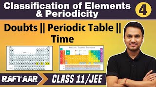 Classification of Elements amp Periodicity 04  Modern Periodic Table  Class11JEE [upl. by Leamhsi]