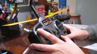 How to bind a spectrum dx5e to a hobbyzone champ ready to fly plane [upl. by Tuttle]