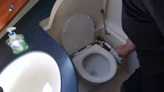 How To Use A Sea Toilet On A Boat [upl. by Pentheas]