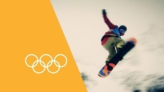 Olympic Games Debuts  Snowboard Slopestyle  90 Seconds Of The Olympics [upl. by Niahs]