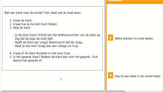 Examen Lezen inburgering A1 Tekst 5 [upl. by Letreece]
