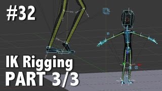 Blender 26 Tutorial 32  IK Rigging Pt 3  3 [upl. by Anilas]