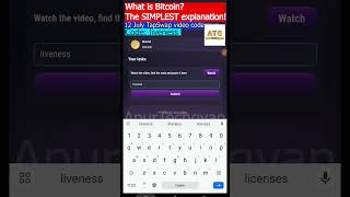 TapSwap code What is Bitcoin The SIMPLEST Explanation🔥🔥🔥TapSwap tapswapcode NFT crypto [upl. by Kared598]