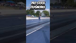 Pro Stock Oldsmobile Drag Racing Burnout at Central Illinois Dragway shorts [upl. by Krischer]