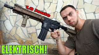 BESTES SOFTAIR GEWEHR  Review und Test schießen  Bolt B4 MK18 Hellfire elektrisch [upl. by Ycnahc]