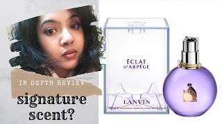 Lanvin Eclat Darpege Fragrance Review  Soumya Midhun [upl. by Pebrook976]