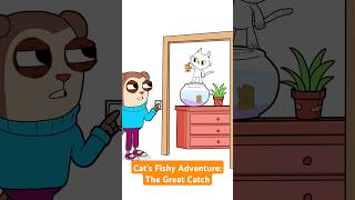 Cats Fishy Adventure The Great Catch shorts shortsfeed animation cartoon [upl. by Maren709]