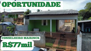 OPORTUNIDADE VENDIDA NO NORTÃO DO PARANÁ CASA R77mil [upl. by Anneg]