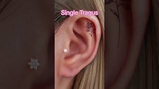 6 Types of Tragus Piercings [upl. by Nilram]